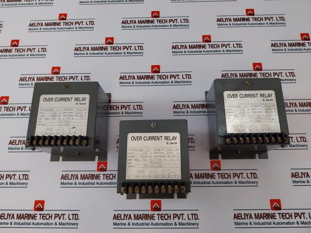 Taiyo Electric Sc-ocr-a1 Over Current Relay 450V 50/60Hz