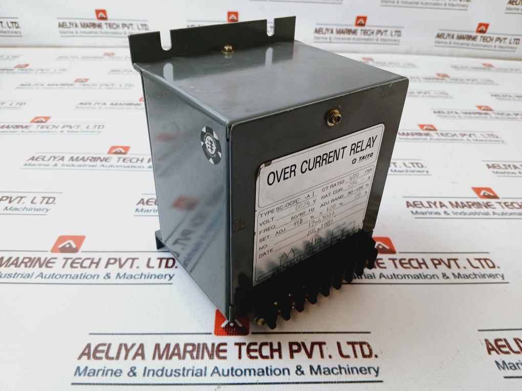 Taiyo Electric Sc-ocr2-a1 Over Current Relay 24Vdc 50/60Hz