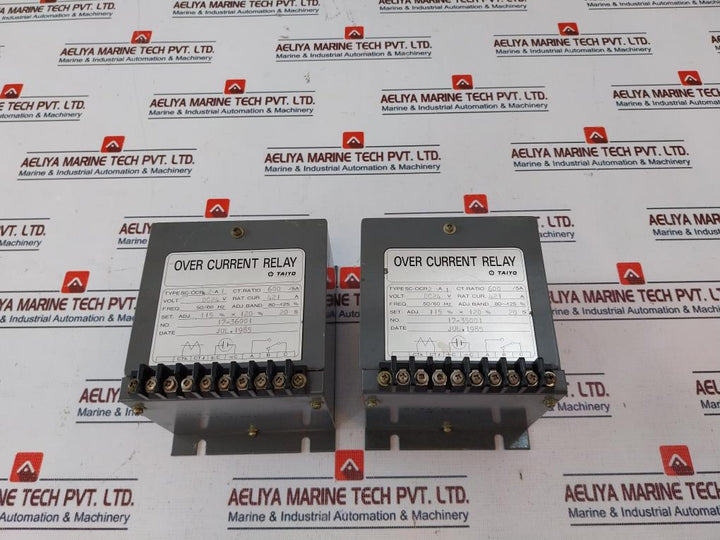 Taiyo Electric Sc-ocr2-a1 Over Current Relay Dc24v 50/60hz