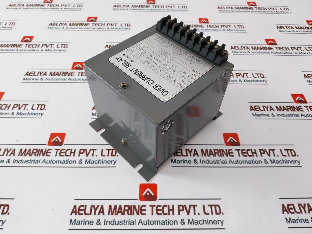 Taiyo Electric Sc-ocr2-a1 Overcurrent Relay 24Vdc 50/60Hz 300/5A