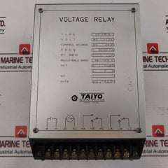 Taiyo Electric Sc-vr-a Voltage Relay Ac110V 50/60Hz