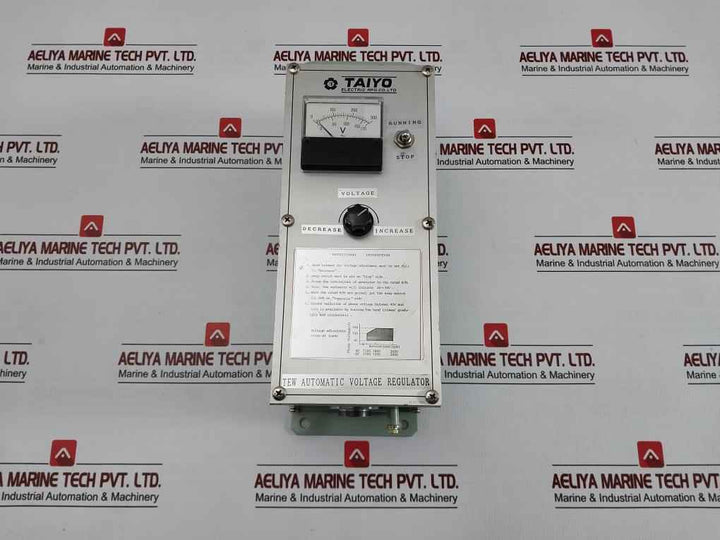 Taiyo Electric Tew Automatic Voltage Regulator