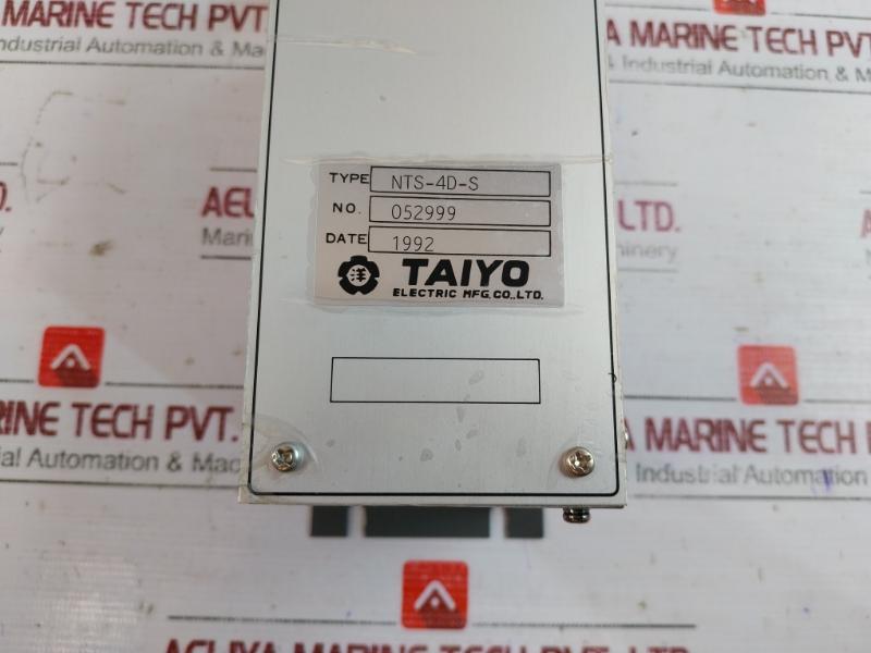 Taiyo Nts-4D-s Starter By Solid State Relay, 052999