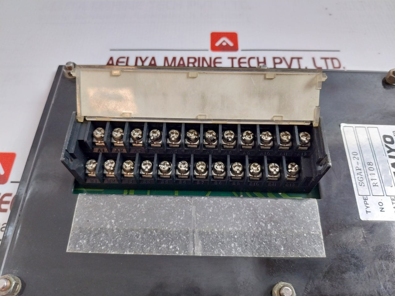 Taiyo Sgap-20 Steering Gear Alarm Panel R1108 (Not Working)