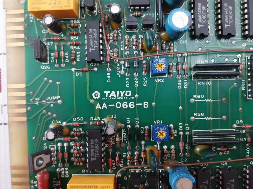 Taiyo Electric Aa-066-b Printed Circuit Board .