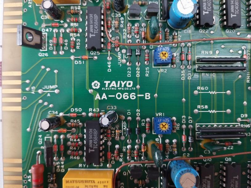 Taiyo Electric Aa-066-b Printed Circuit Board 9501