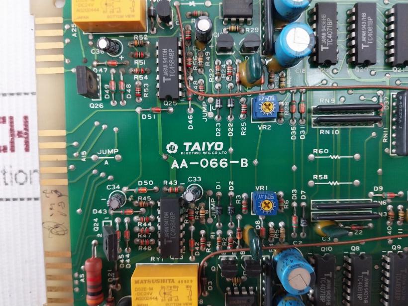 Taiyo Electric Aa-066-b Printed Circuit Board 9501 .