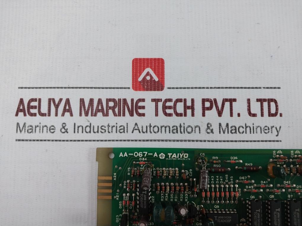 Taiyo Electric Aa-067-a Printed Circuit Board 9501.
