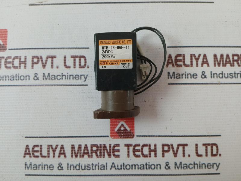 Takasago Wtb-2R-m6F-11 Diaphragm Isolation Valve Mb50141 24 Vdc