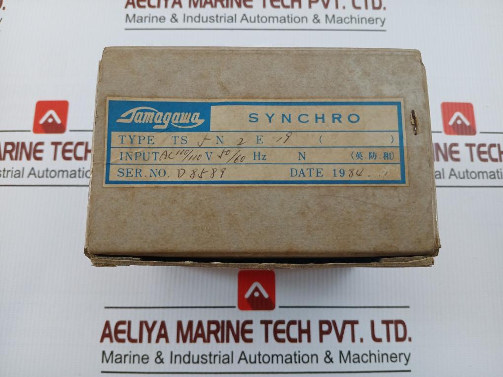 Tamagawa Seiki Synchro Tx.Tr Motor 100-110V 50-60 Hz Part No: Ts 5N 2E 19