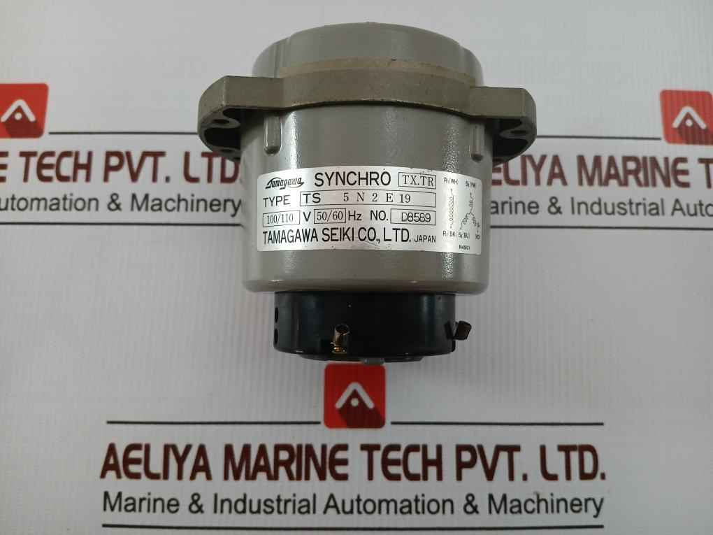 Tamagawa Seiki Synchro Tx.Tr Motor 100-110V 50-60 Hz Part No: Ts 5N 2E 19