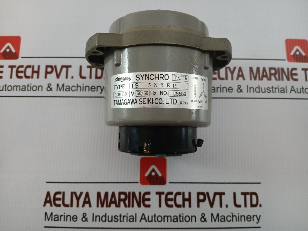 Tamagawa Seiki Synchro Tx.Tr Motor 100-110V 50-60 Hz Part No: Ts 5N 2E 19