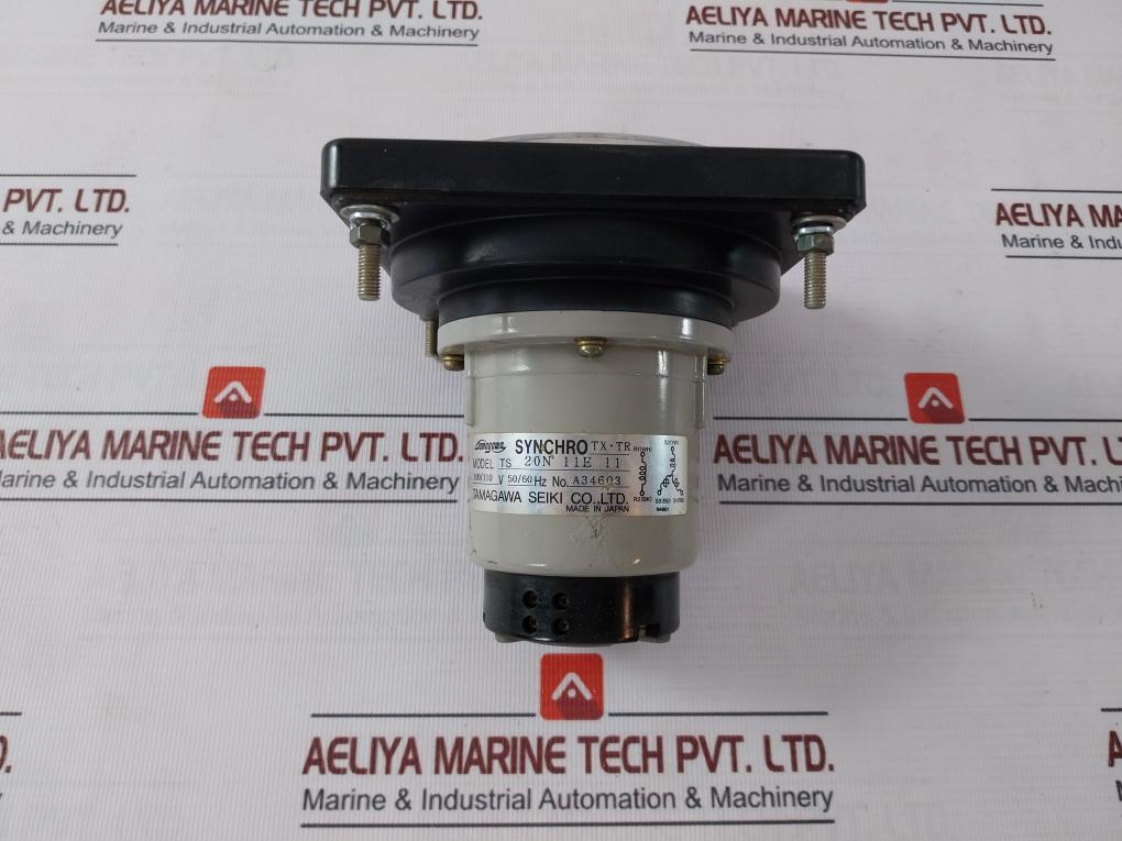 Tamagawa Seiki Ts 20N 11E 11 Synchro Tx Motor With Meter 100/110V 50/60Hz A34603