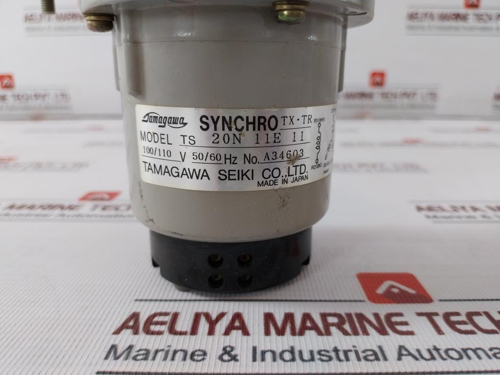 Tamagawa Seiki Ts 20N 11E 11 Synchro Tx Motor With Meter 100/110V 50/60Hz A34603