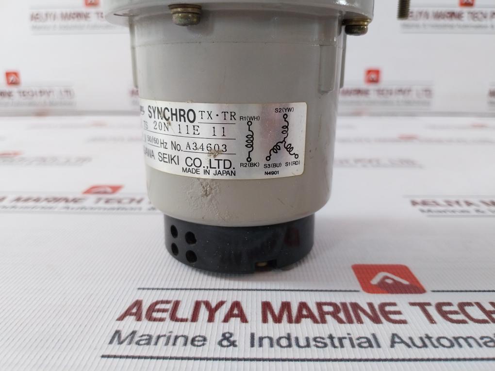 Tamagawa Seiki Ts 20N 11E 11 Synchro Tx Motor With Meter 100/110V 50/60Hz A34603