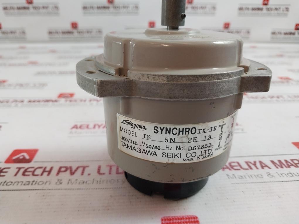 Tamagawa Ts 5N 2E 18 Synchro Electric Motor 100/110V 50/60Hz D67857