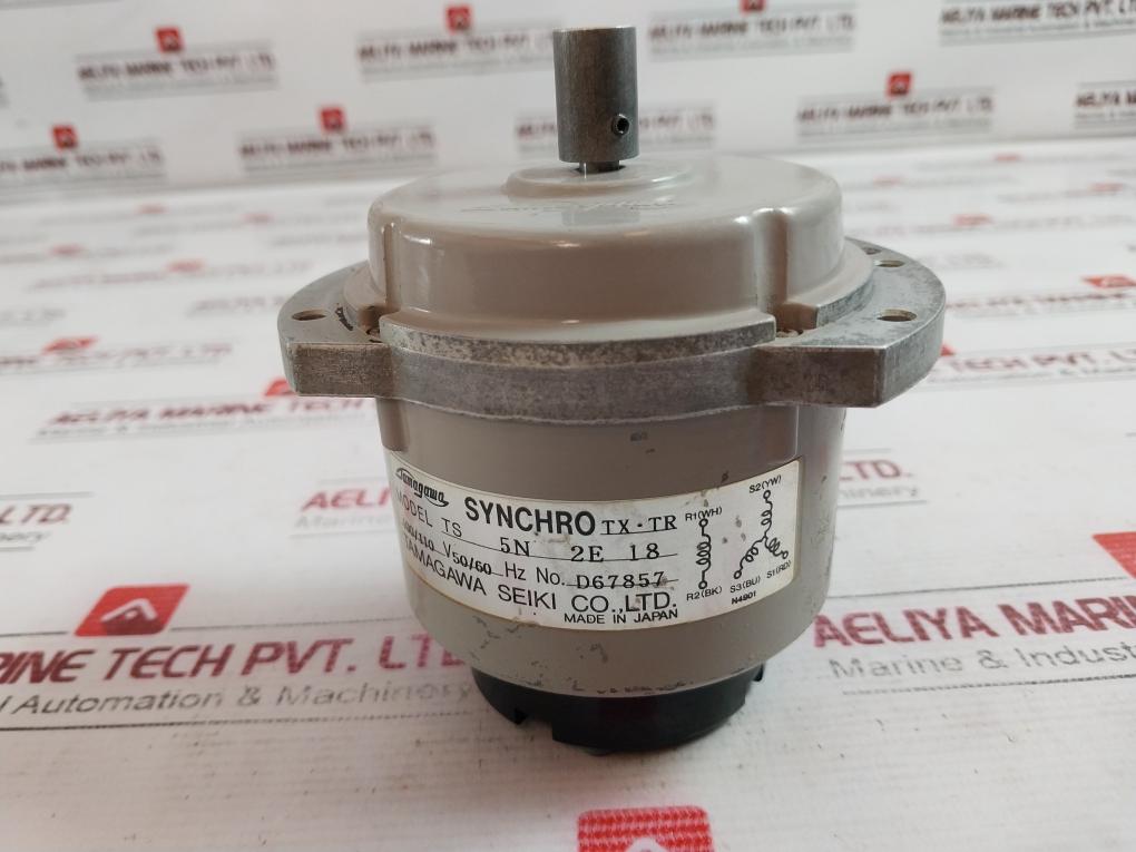 Tamagawa Ts 5N 2E 18 Synchro Electric Motor 100/110V 50/60Hz D67857