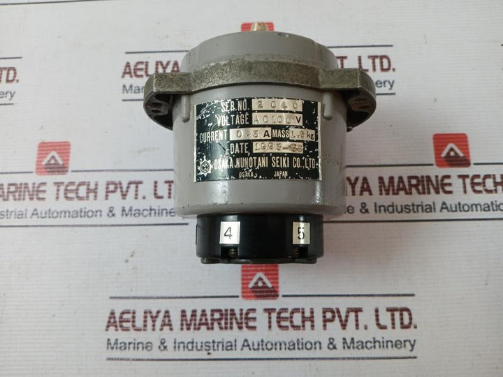 Tamagawa Ts 5N 2E 19 Synchro Motor 100/110V 50/60 Hz D69260