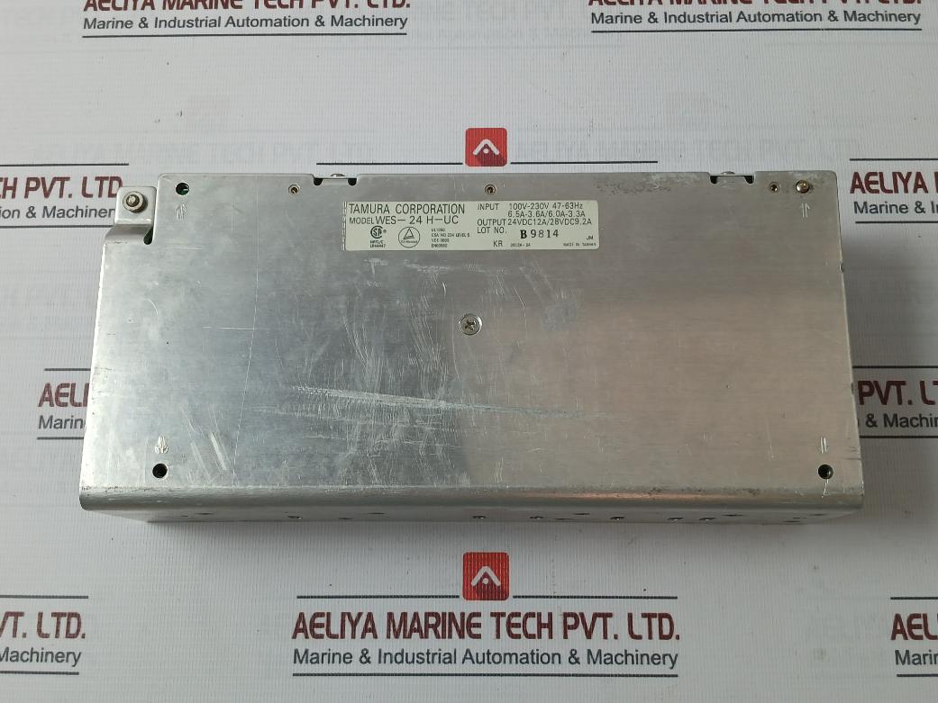 Tamura Wes-24 H-uc Power Supply 1P-p1-2365 100V-230V 47-63Hz 6.5A-3.6A/6.0A-3.3A