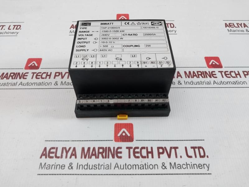 Tap-210Dg/3 Deif Watt Transducer -1500-0-1500 Kw