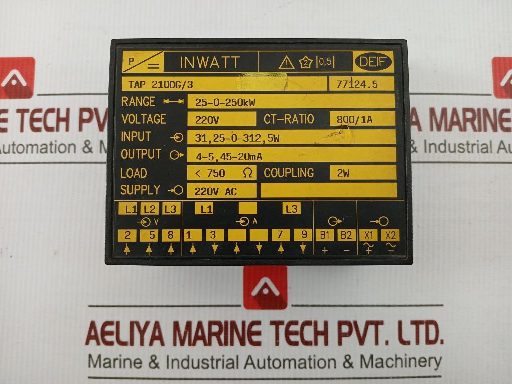 Tap 210Dg/3 Watt Transducer 220V Ac Deif