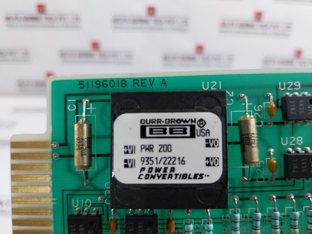Tata Honeywell 51196019-101 Printed Circuit Board 51196018 Rev A