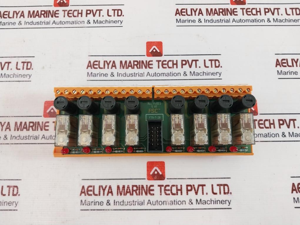 Tata Honeywell Fta-t-20 Plc Output Module Weidmuller Base Schrack Rp821024 Relay