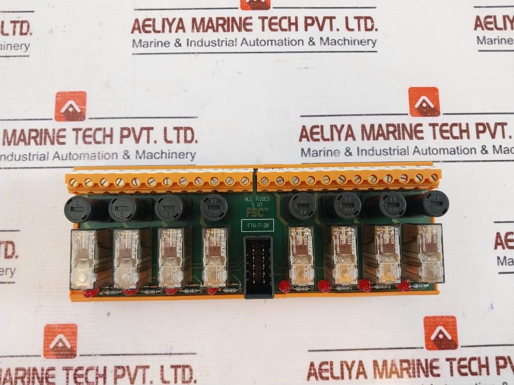Tata Honeywell Fta-t-20 Plc Output Module Weidmuller Base Schrack Rp821024 Relay