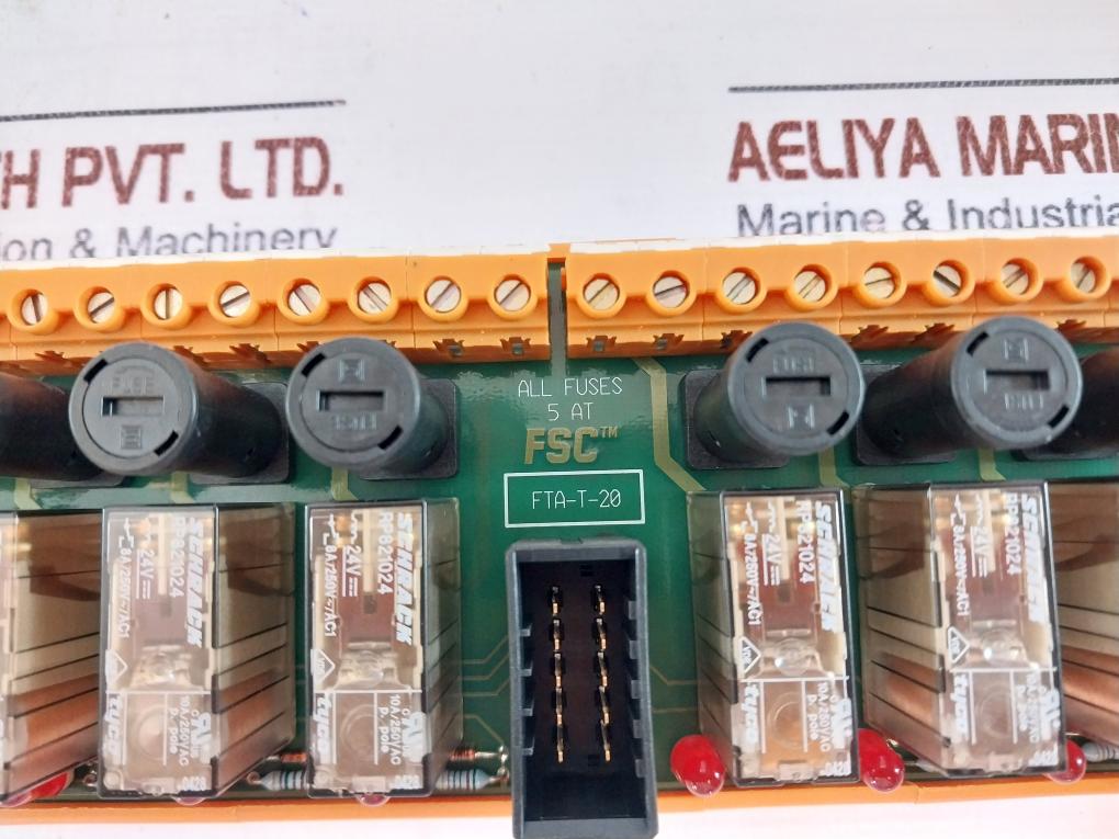 Tata Honeywell Fta-t-20 Plc Output Module Weidmuller Base Schrack Rp821024 Relay