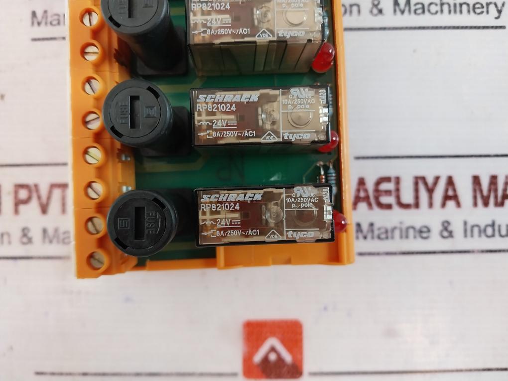 Tata Honeywell Fta-t-20 Plc Output Module Weidmuller Base Schrack Rp821024 Relay
