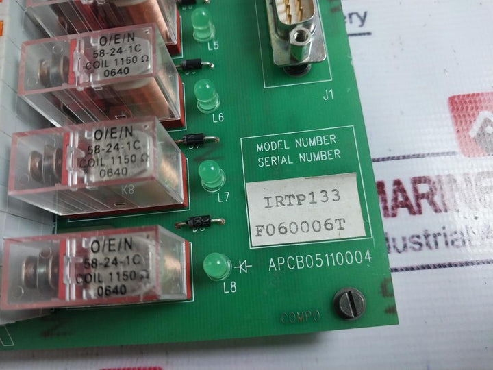 Tata Honeywell Irtp133 Pc Board Module Dpcb21010010 Rev B Rack Slot Relay Rtp Ac