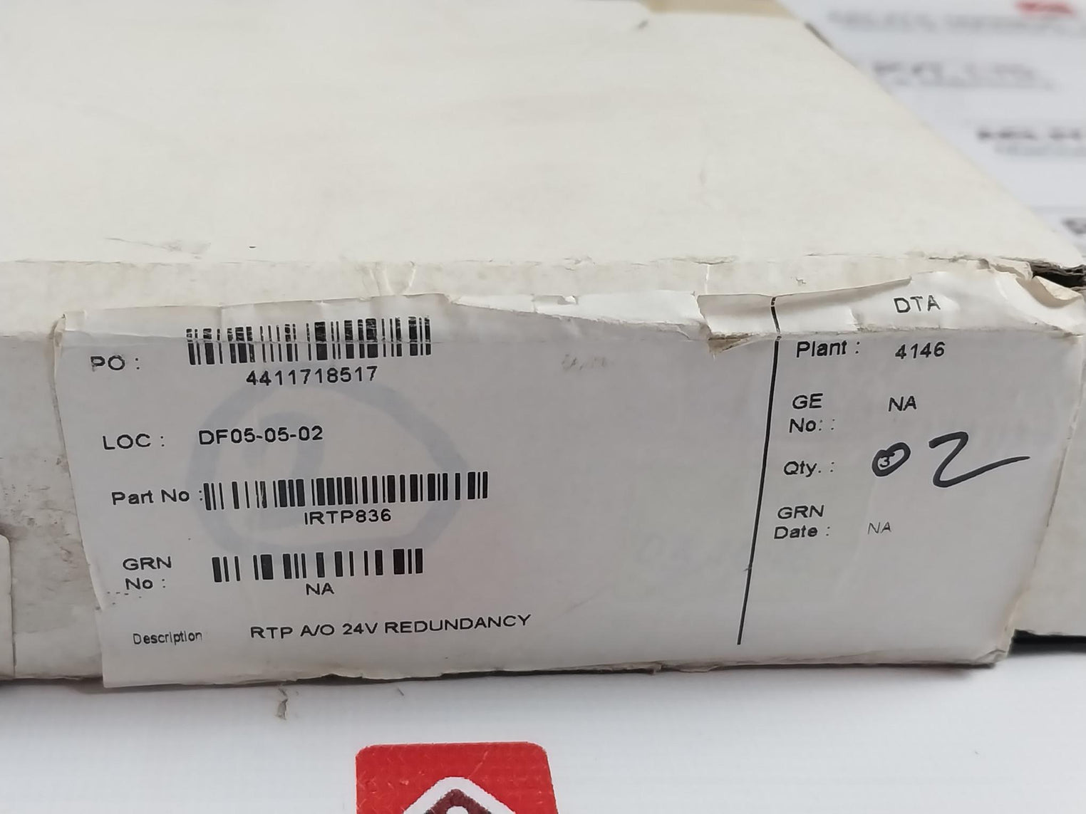 Tata Honeywell Irtp836 Pc Board Module Rtp A/o 24v Redundancy