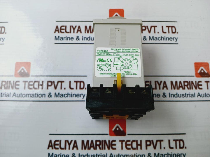 Tatsuno Matsushita Electric Tz224-a2C60M-dc24V Multirange Timer