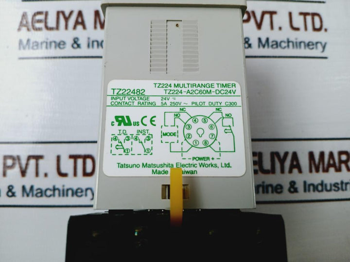Tatsuno Matsushita Electric Tz224-a2C60M-dc24V Multirange Timer