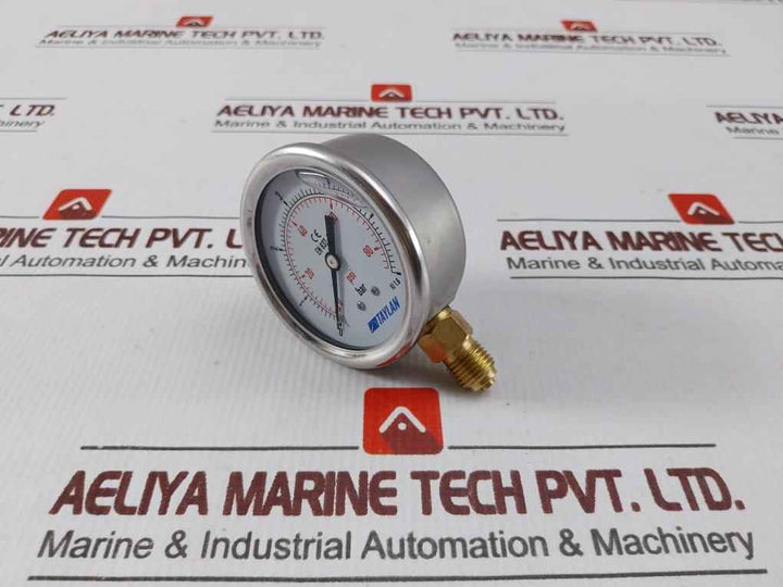 Taylan En 837-1 Pressure Gauge 0 To 6 Bar 0 To 80/86 Psi