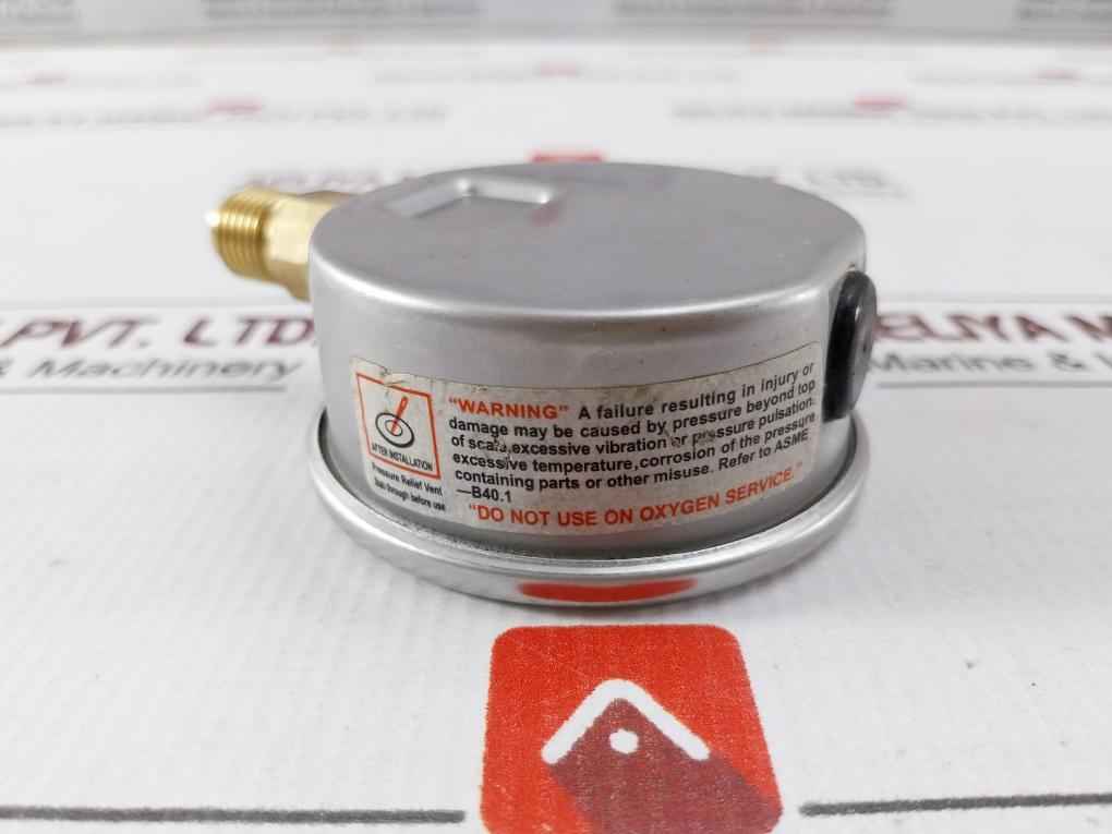 Taylan En 837-1 Pressure Gauge 0 To 6 Bar 0 To 80/86 Psi