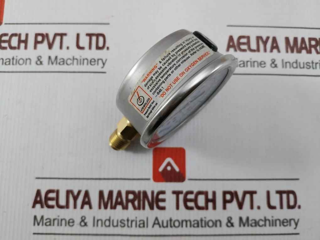 Taylan En 837-1 Pressure Gauge 0 To 6 Bar 0 To 80/86 Psi