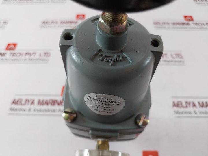 Taylor 95963-25 Pneumatic Pressure Gauge 0.35-2.11 Kg/Cm2, 0-2.11 Kg/Cm2