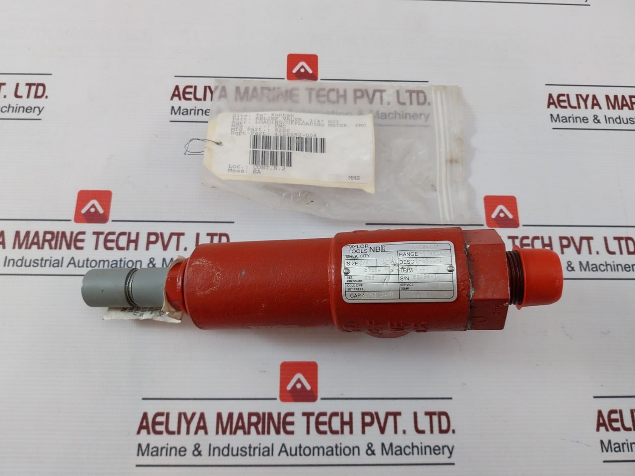 Taylor Valve 82-525131 Relief Valve 8200 285 Psi