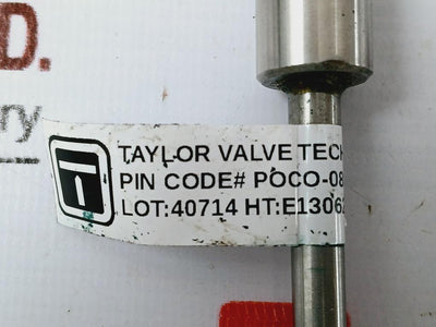 Taylor Valve Poco-08325-100-4-5 Rupture Pin For Valve Ic 5000psi E130627