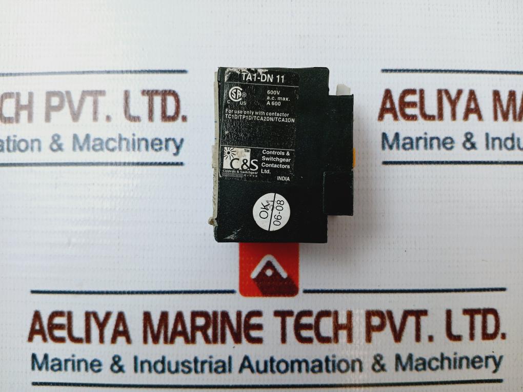 Tc Ta1 Dn 11 Auxiliary Contact 600Vac