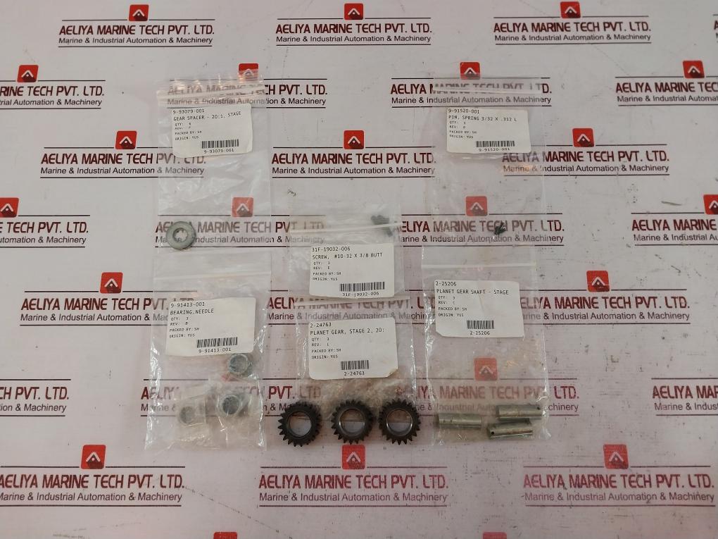 Tdi Turbo Twin 45-14 Air Starter Stage 2 Repair Kit 9-93079-001 Rev.F 2-25206 Bh