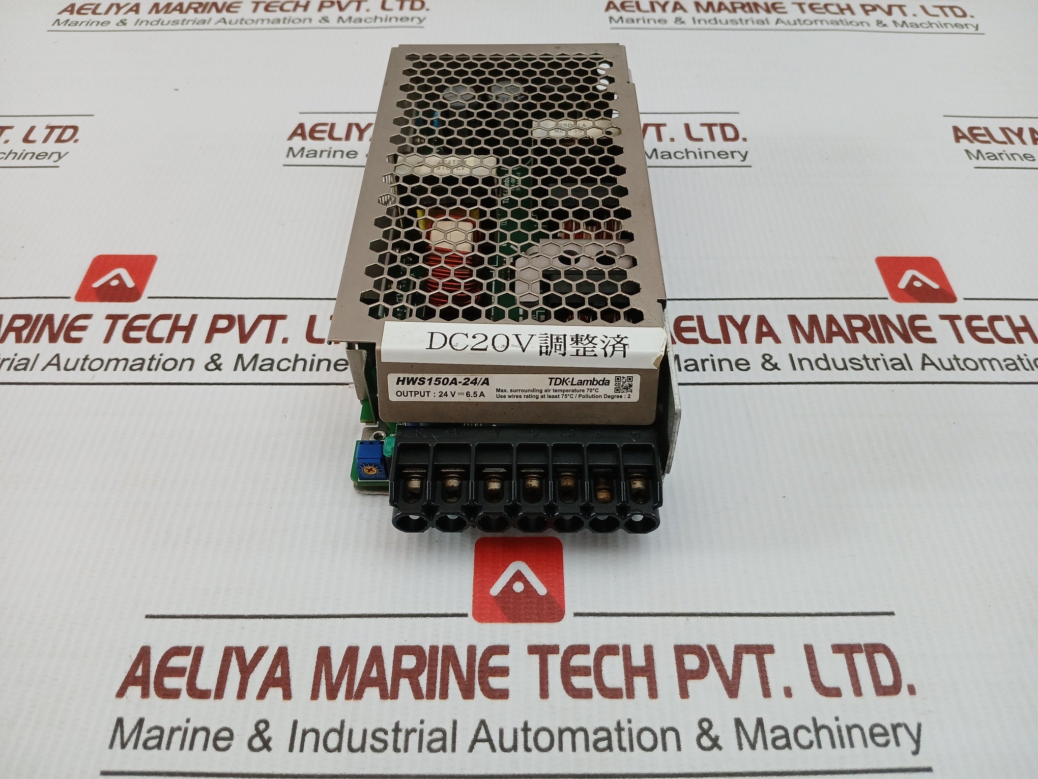 Tdk-lambda Enclosed Power Supply Input-100-240Vac/2.0A/50-60Hz Part No Hws150A-24/A