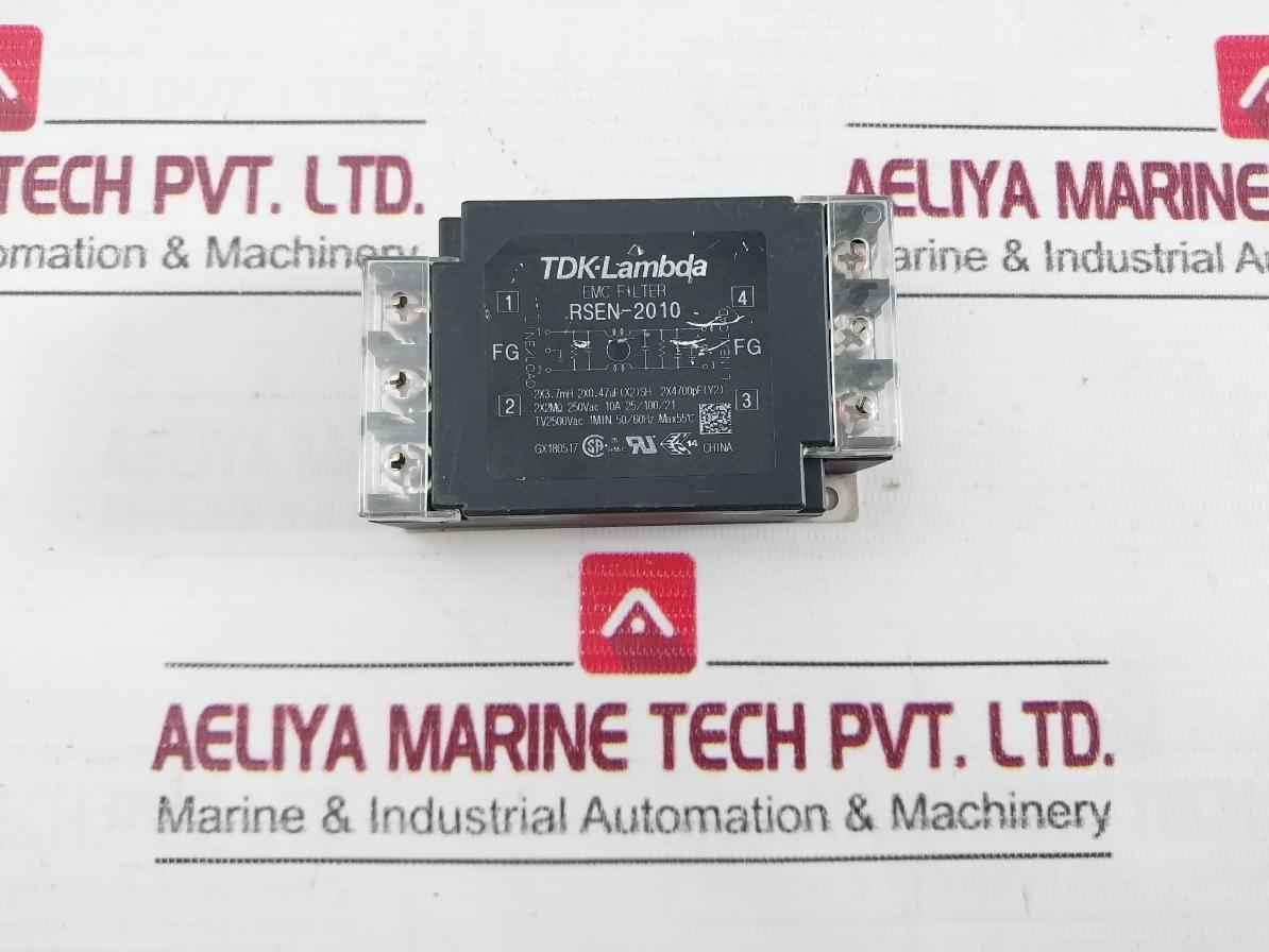 Tdk-lambda Rsen-2010 Power Line Emc Filter 50/60Hz Max55°C