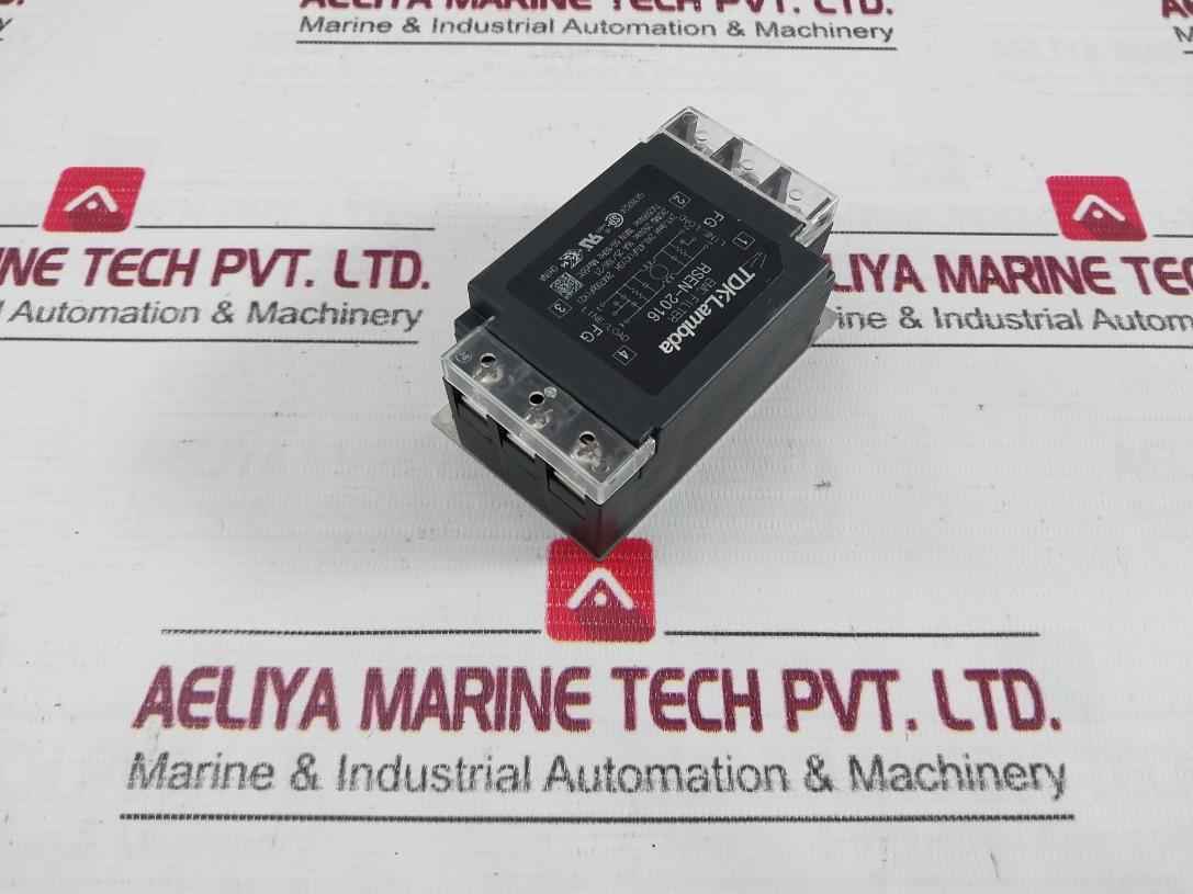 Tdk-lambda Rsen-2016 Emc Filter 250V Ac 16A 50/60Hz Max 55C