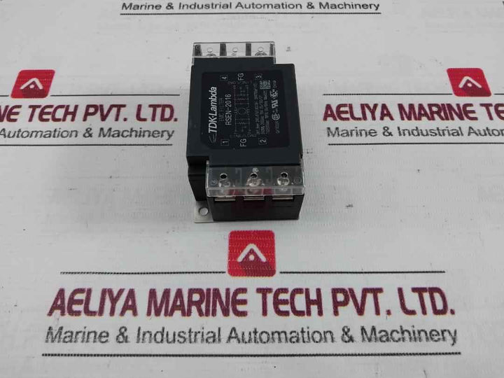 Tdk-lambda Rsen-2016 Emc Filter 250V Ac 16A 50/60Hz Max 55C