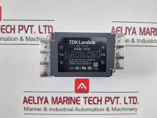 Tdk-lambda Rshn-2010 Emc Filter 250 Vdc 10A 50/60 Hz 2500Vac 55°C