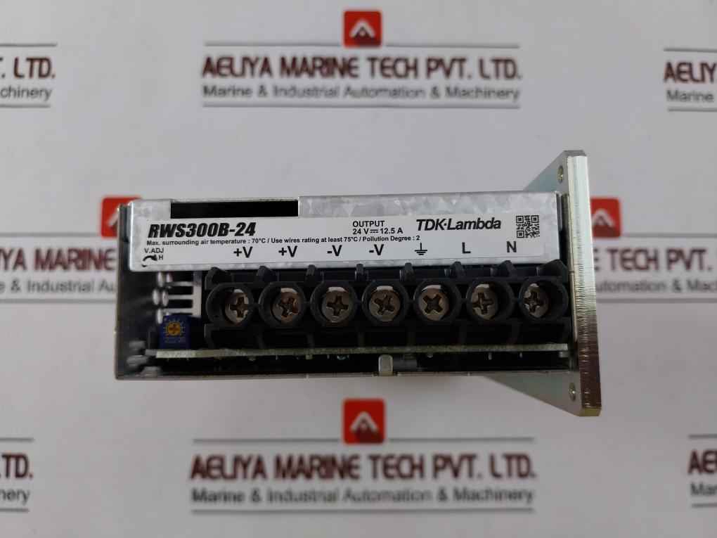 Tdk-lambda Rws300B-24 Switching Mode Power Supply 100-240Vac 3.8A 50-60Hz 70°C
