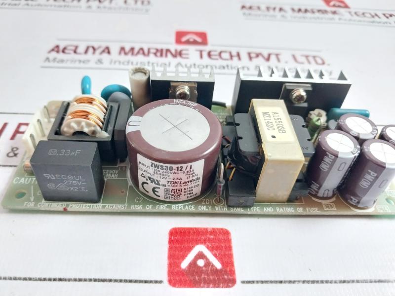 Tdk-lambda Zws30-12/J Board For Smps 12V 2.5A/3A 100-240Vac 30W Input Ac Output