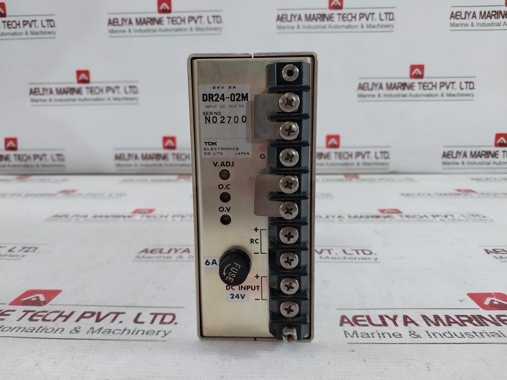 Tdk Electronics Dr24-02M Power Supply 24V Dc Input 2A 20–30Vdc